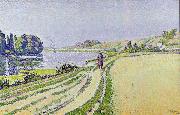 Paul Signac Herblay, La River oil on canvas